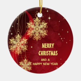 Ornamento De Cerâmica "Feliz Natal"