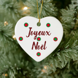 Ornamento De Cerâmica Feliz Natal