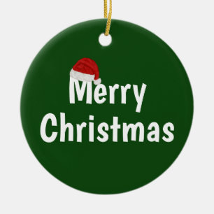 Ornamento De Cerâmica Feliz Natal