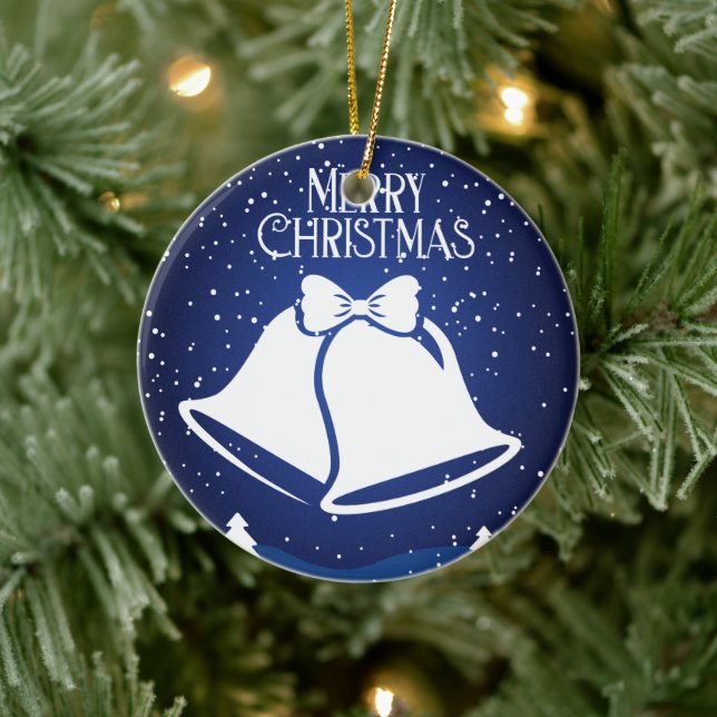 Ornamento De Cerâmica Feliz Natal (Árvore)