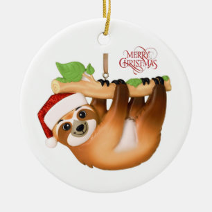 Ornamento de Cerâmica Feliz Natal