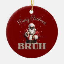 Feliz Natal BRUH Engraçado design