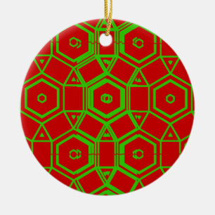 Ornamento De Cerâmica Feliz Natal do vintage