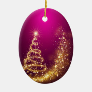 Ornamento De Cerâmica Feliz Natal e Feliz ano novo!