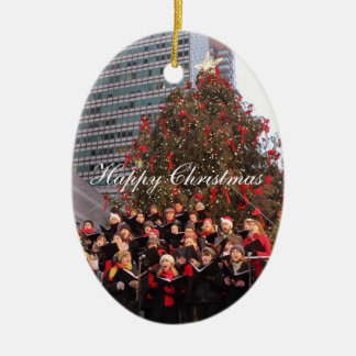 Ornamento De Cerâmica Feliz Natal em Nova Iorque