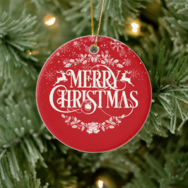 Ornamento De Cerâmica Feliz Natal Melhor Irmão de Sempre Definição 