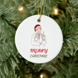 Ornamento De Cerâmica Feliz Natal Projeto de Feriado de Apreciação ao Do