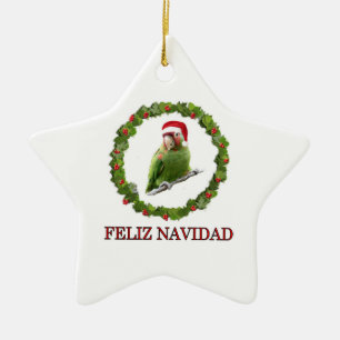 Ornamento De Cerâmica Feliz Navidad