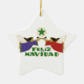 Ornamento De Cerâmica Feliz Navidad