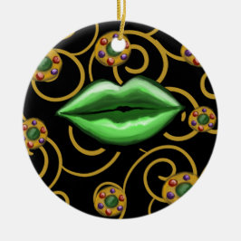 Ornamento De Cerâmica Feliz Rua, Dia da Patty