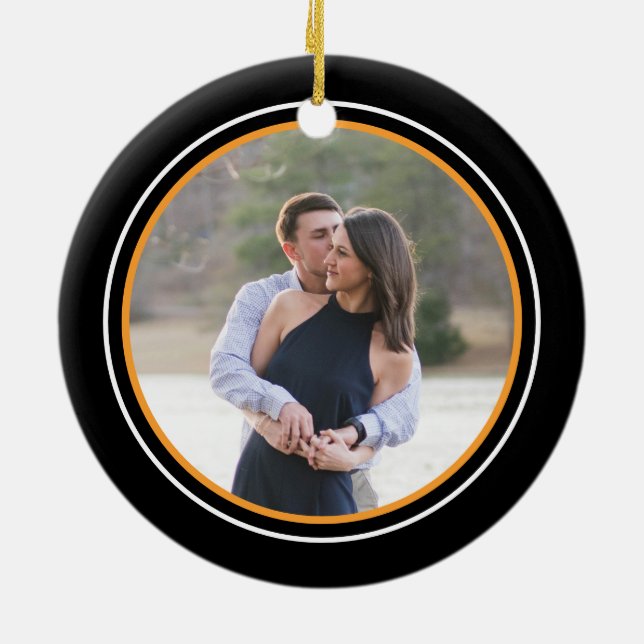 Ornamento De Cerâmica feliz saquinho de halloween (Traseira)