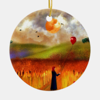 Ornamento De Cerâmica Feno