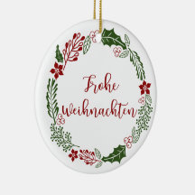 Fera de Natal Alemã, Frohe Weihnachten