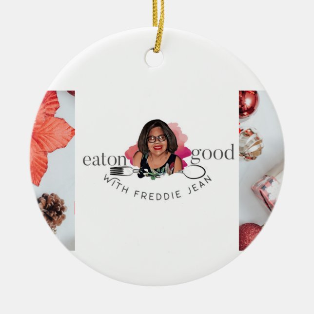 Ornamento De Cerâmica Feriado (Frente)