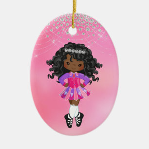 Ornamento De Cerâmica Feriado Afro-Americano Dança Personalizado