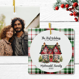 Ornamento De Cerâmica Feriado De 1rua Em Nova Boca De Algodão Para Uso D