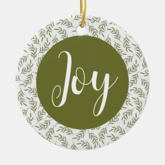 Ornamento De Cerâmica Feriado de Fotografia da Família Personalizada da