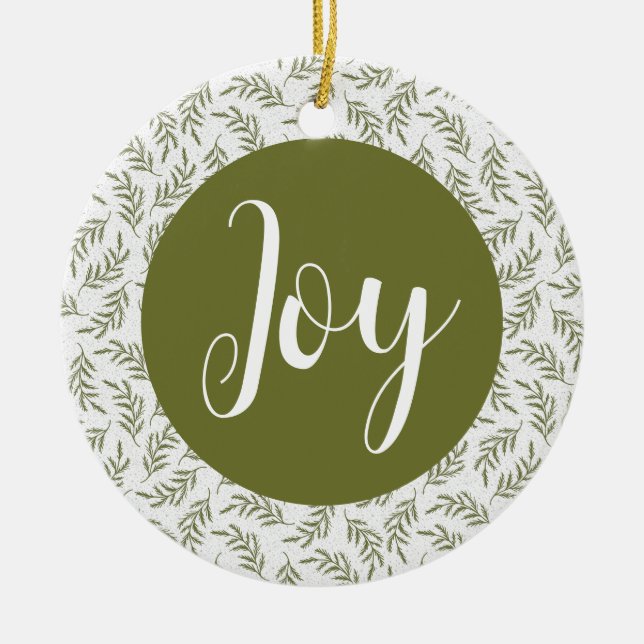 Ornamento De Cerâmica Feriado de Fotografia da Família Personalizada da  (Frente)