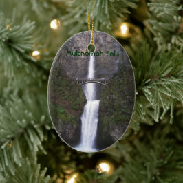 Ornamento De Cerâmica Feriado de Multnomah em Cascata