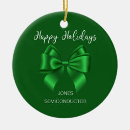 Ornamento De Cerâmica Feriados felizes da Elegatt