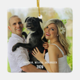 Ornamento De Cerâmica Férias de Natal Feliz