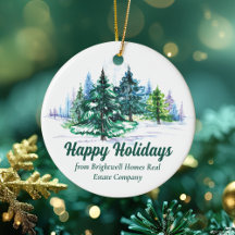 Férias Felizes e Lindas de Natal Personalizadas pa