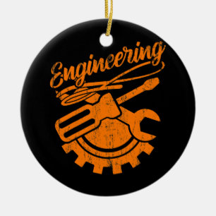 Ornamento De Cerâmica Ferramentas Mecânicas de Engenharia Funny de Engen