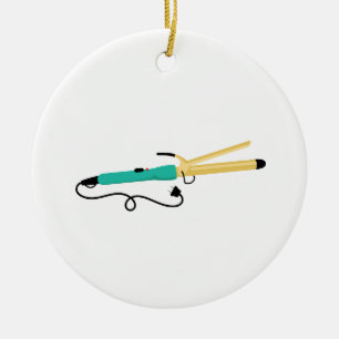 Ornamento De Cerâmica Ferro Curvado