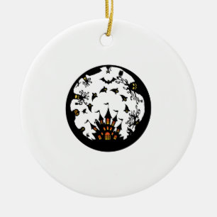 Ornamento De Cerâmica Festa de Halloween