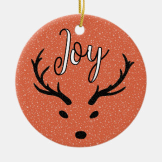 Ornamento De Cerâmica Festa de Natal Festiva, Feriado Personalizado da F
