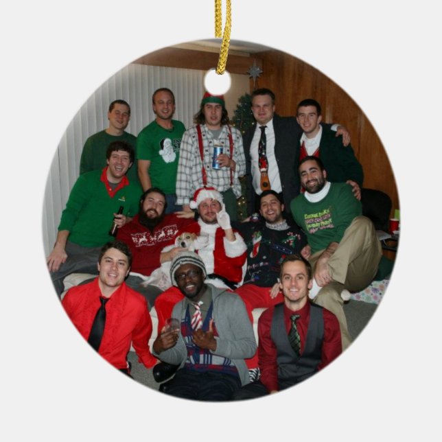 Ornamento De Cerâmica Festança 2011 do Xmas (Frente)