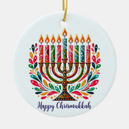 Ornamento De Cerâmica Festival de Luzes de Hanukkah