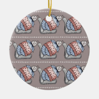 Ornamento De Cerâmica Festive pudding