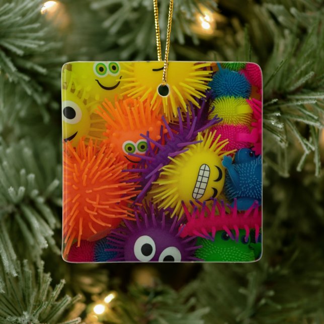 Ornamento De Cerâmica Fidget Toy Squishy Ball (Árvore)