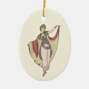 Ornamento De Cerâmica Figurinos - Vestidos de dança, árvore
