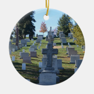 Ornamento De Cerâmica Fileira de Headstones transversais, Arlington