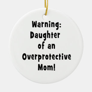 Ornamento De Cerâmica filha da mamã overprotective black.png