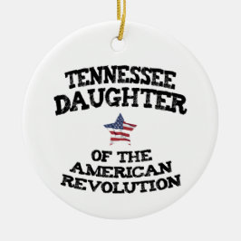 Ornamento De Cerâmica Filha do Tennessee da Revolução Americana EUA