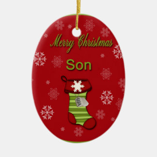 Ornamento De Cerâmica Filho do Feliz Natal