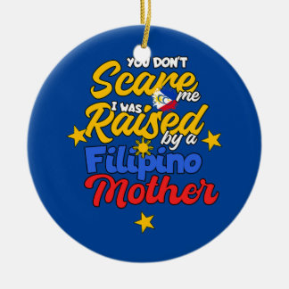 Ornamento De Cerâmica Filipinas Mulher filipina filipina Mãe n°