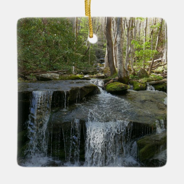 Ornamento De Cerâmica Finalizar quedas I (Frente)