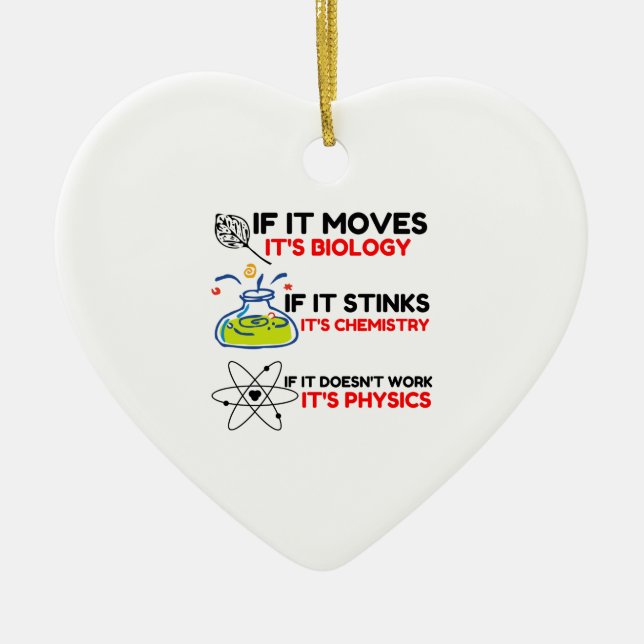 Ornamento De Cerâmica FÍSICA DE QUÍMICA DE BIOLOGIA DA Ciência (Frente)