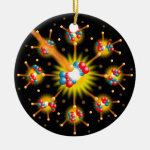 Ornamento De Cerâmica Fissão Nuclear