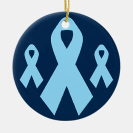 Ornamento De Cerâmica Fita de Sensibilização Azul-Claro