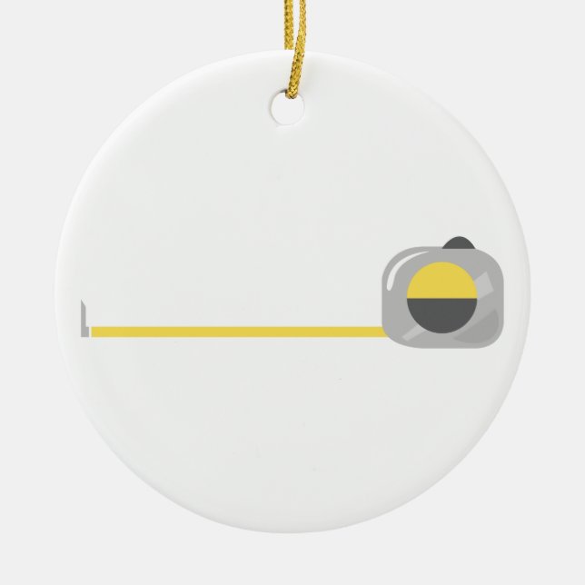 Ornamento De Cerâmica Fita métrica (Frente)