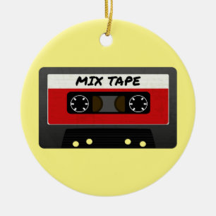 Ornamento De Cerâmica Fita Red Mix - Dif 80 E 90 Inspirados Retroativame