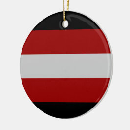 Ornamento De Cerâmica Flag of Satanism