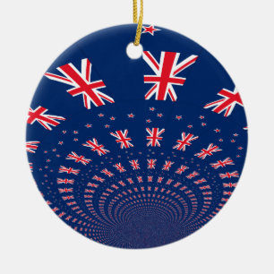 Ornamento De Cerâmica flag.png da Nova Zelândia