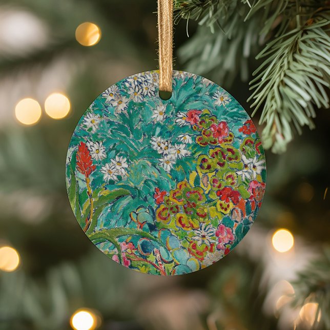 Ornamento De Cerâmica Flor Bed | Louis Valtat (Criador carregado)