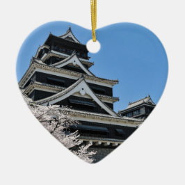 Ornamento De Cerâmica Flor De Cereja No Japão